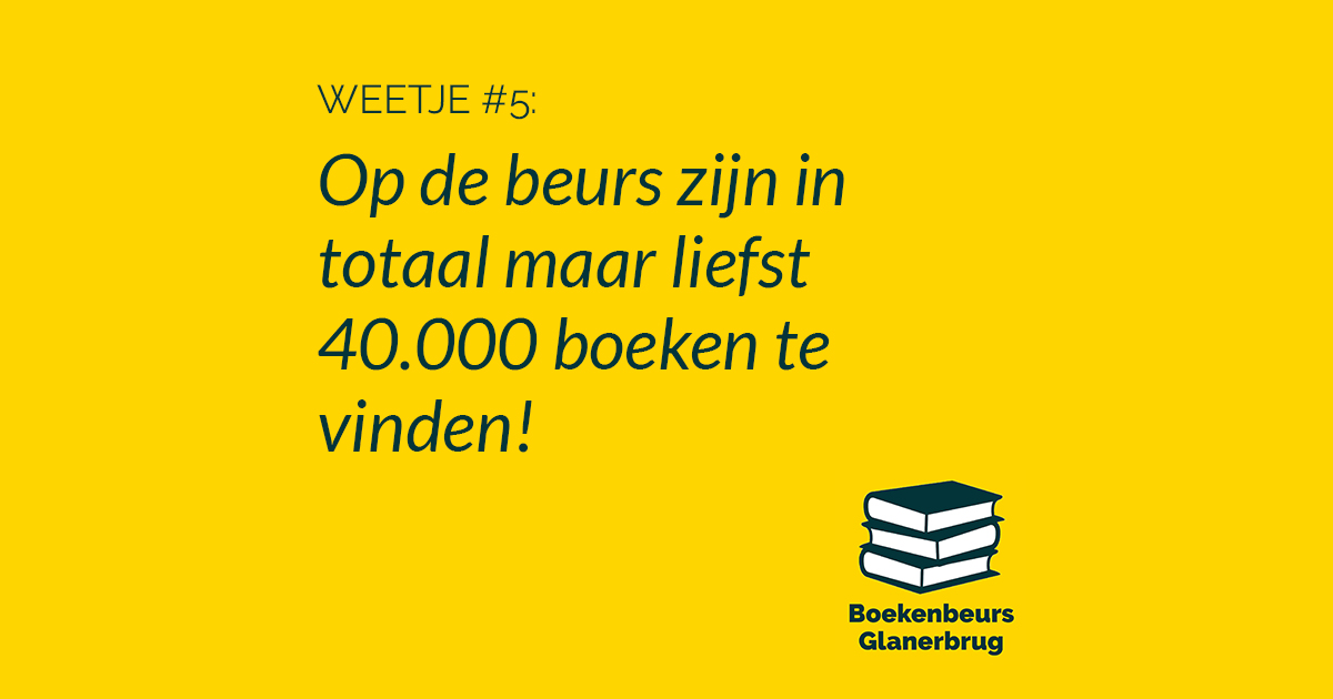 Boekenbeurs weetje #5